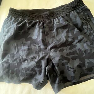 Ten Thousand Session Gray Camo Athletic 5” Shorts